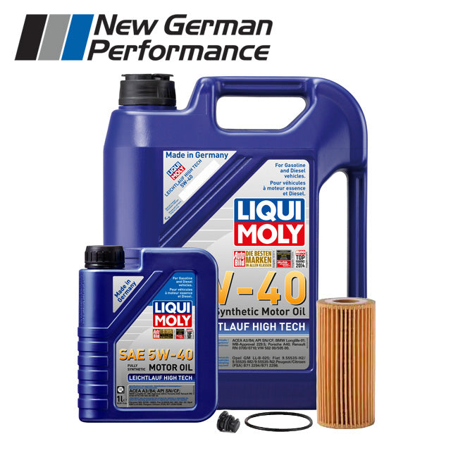 Oil Change Kit - VW/Audi Gen3 2.0T / 1.8T TSI / TFSI - LIQUI MOLY  Leichtlauf 5w40