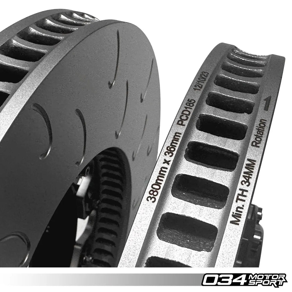 034Motorsport 2-Piece Floating Front Brake Rotor Upgrade Kit for Audi B8.5 SQ5