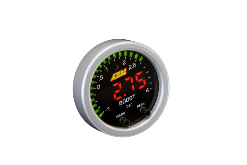 AEM Gauges X-Series 60PSI/4BAR Boost Pressure Display Gauge (30-0308) main image 0