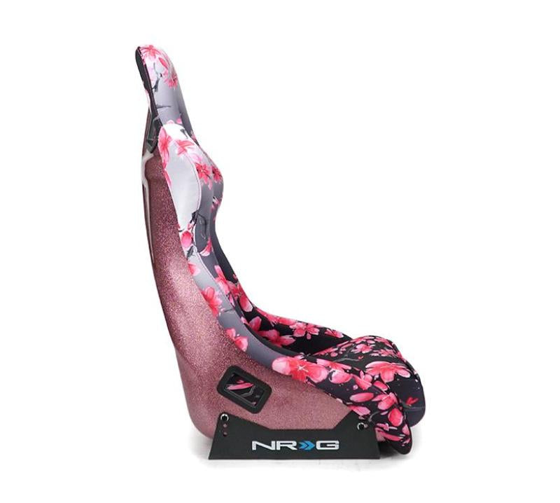 NRG FRP Bucket Seat PRISMA Japanese Cherry Blossom Edition W/ Pink