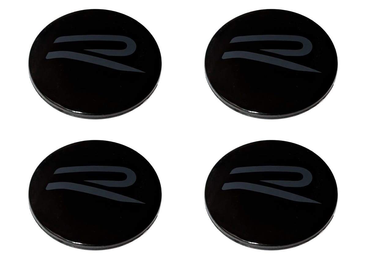 Genuine Volkswagen R Logo Dynamic Center Caps - 000-071-213-F - Fits Atlas, Tiguan, Arteon, Jetta 2022-2024