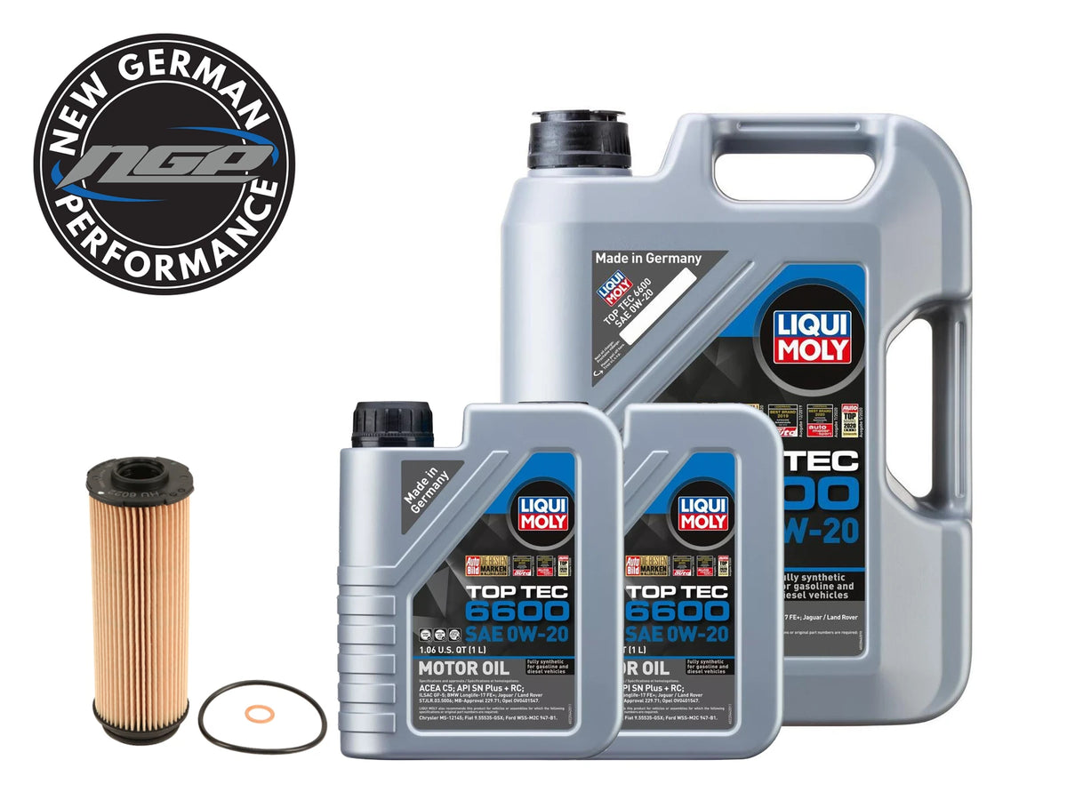 BMW B58 Oil Change Kit - LIQUI MOLY TopTec 5500 0W20 – New German ...
