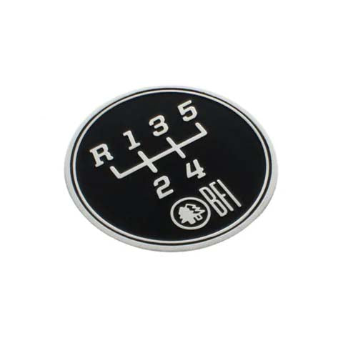BFI 5-SPEED GATE PATTERN COIN FOR HEAVY WEIGHT SHIFT KNOBS