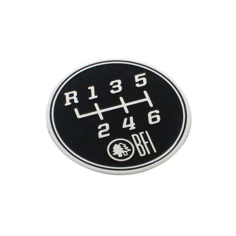 BFI 6-SPEED GATE PATTERN COIN FOR HEAVY WEIGHT SHIFT KNOBS