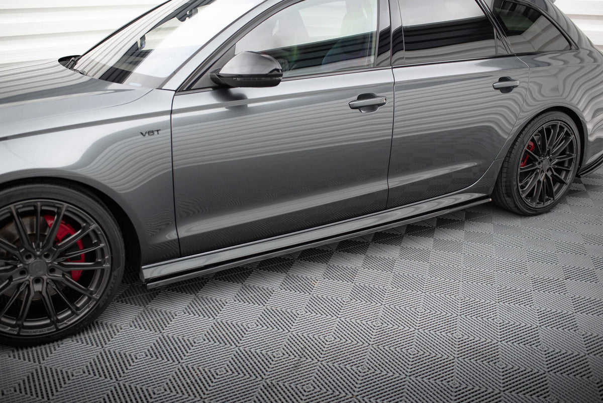 Maxton Design Gloss Black Rear Valance Audi S6/ A6 S-Line C7 Maxton Design Gloss Black Rear Valance Audi S6/ A6 S-Line C7