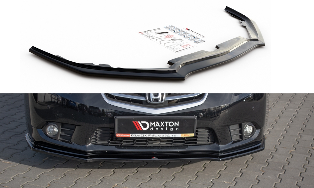 MAXTON DESIGN FRONT SPLITTER ACURA TSX CU2 FFACELIFT / HONDA