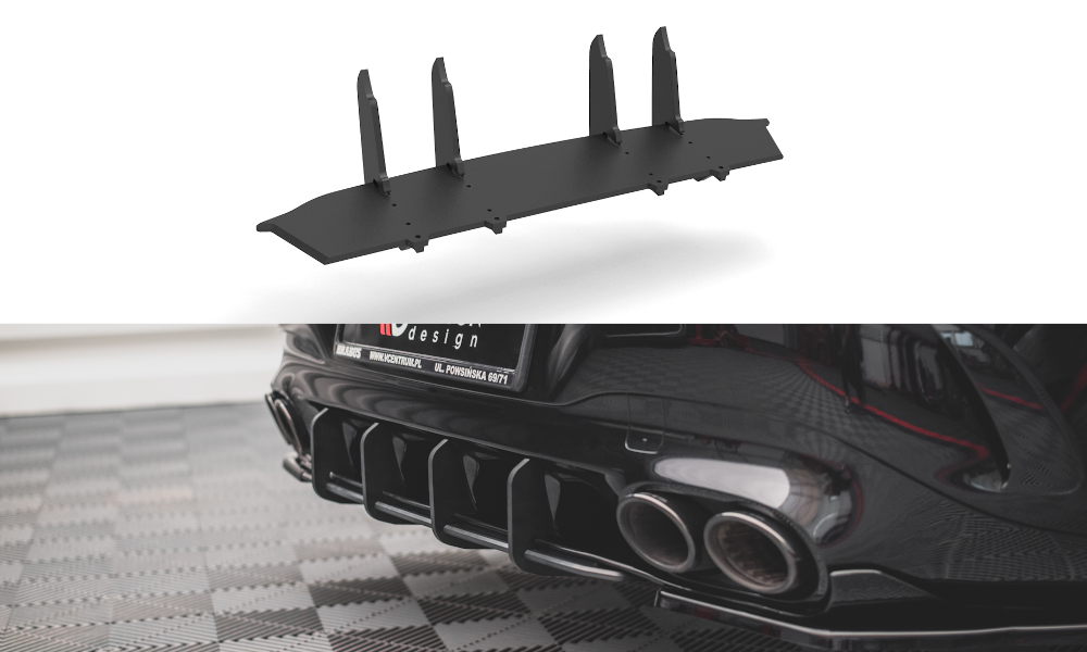 MAXTON DESIGN STREET PRO REAR DIFFUSER MERCEDES-AMG CLA 35 / 45 AERO C118