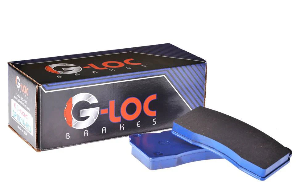 G-Loc R18 Endurance Racing Compound - Front Brake Pads, Audi B9 A4, A5, Allroad, Q5, C8 A6 w/ 338mm Brakes