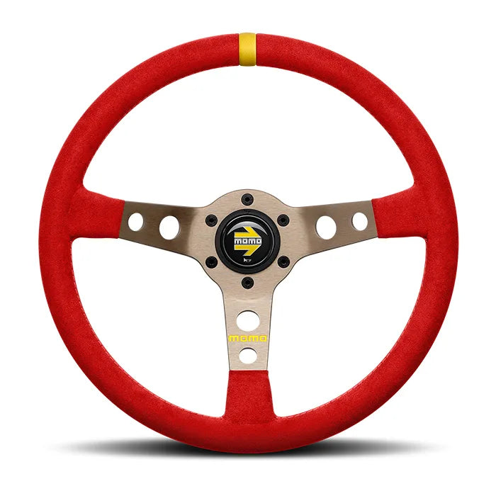 MOMO MOD.07 350mm 72 Dish Red Microfiber,Anthracite Anodized MOMO MOD.07 350mm 72 Dish Red Microfiber,Anthracite Anodized