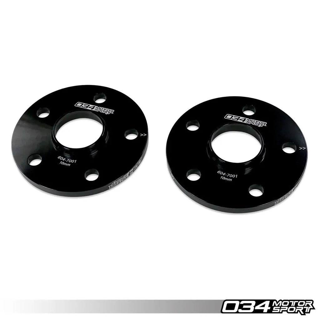 034Motorsport Wheel Spacer Pair, 10mm, Audi and Volkswagen 5x112mm & with 57.1mm Center Bore