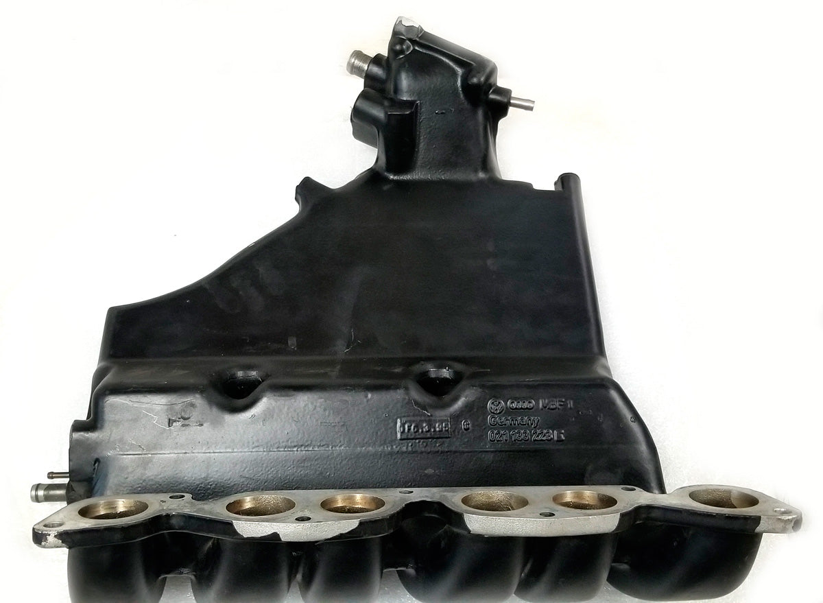 VW 12V VR6 European 2.9L Upper Intake Manifold Powder Coated Black New German Performance