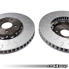 Load image into Gallery viewer, 034MOTORSPORT 2-PIECE FLOATING FRONT BRAKE ROTOR UPGRADE KIT FOR AUDI B9/B9.5 S4/S5/SQ5