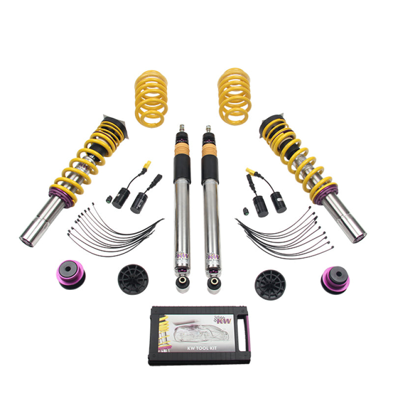 KW Coilover Kit V3 2017+ Audi A4 (B9) Sedan w/o Electronic Dampers