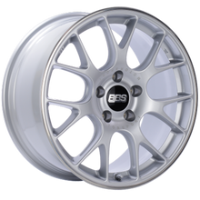 Load image into Gallery viewer, BBS CH-R 19x8.5 5x130 ET51 CB71.6 Brilliant Silver Polished Rim Protector Wheel w/Motorsport Etching