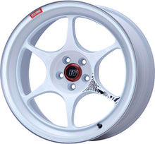 Load image into Gallery viewer, Enkei PF06 18x8in 5x112 BP 50mm Offset 75mm Bore White Machined Wheel