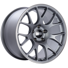 Load image into Gallery viewer, BBS CH-R 19x12 5x130 ET45 CB71.6 Satin Titanium Polished Rim Protector Wheel