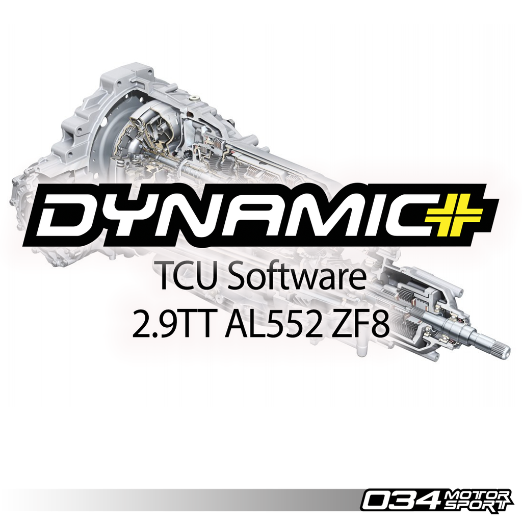 034MOTORSPORT DYNAMIC+ TCU SOFTWARE UPGRADE FOR AL552 ZF8 TRANSMISSION, B9/B9.5 RS4/RS5
