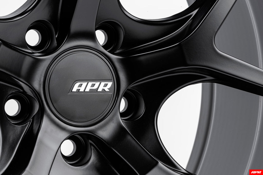 APR A01 Flow Formed Wheel - Satin Black - 5x112, 18x9" ET40