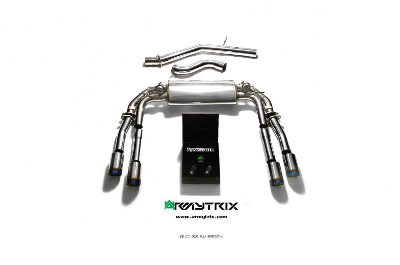 Armytrix CatBack Exhaust System Audi 8V S3 New German Performance