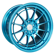 Load image into Gallery viewer, Enkei NT03+M 18x9.5 5x114.3 40mm Offset 72.6mm Bore Emerald Blue Wheel MOQ 40