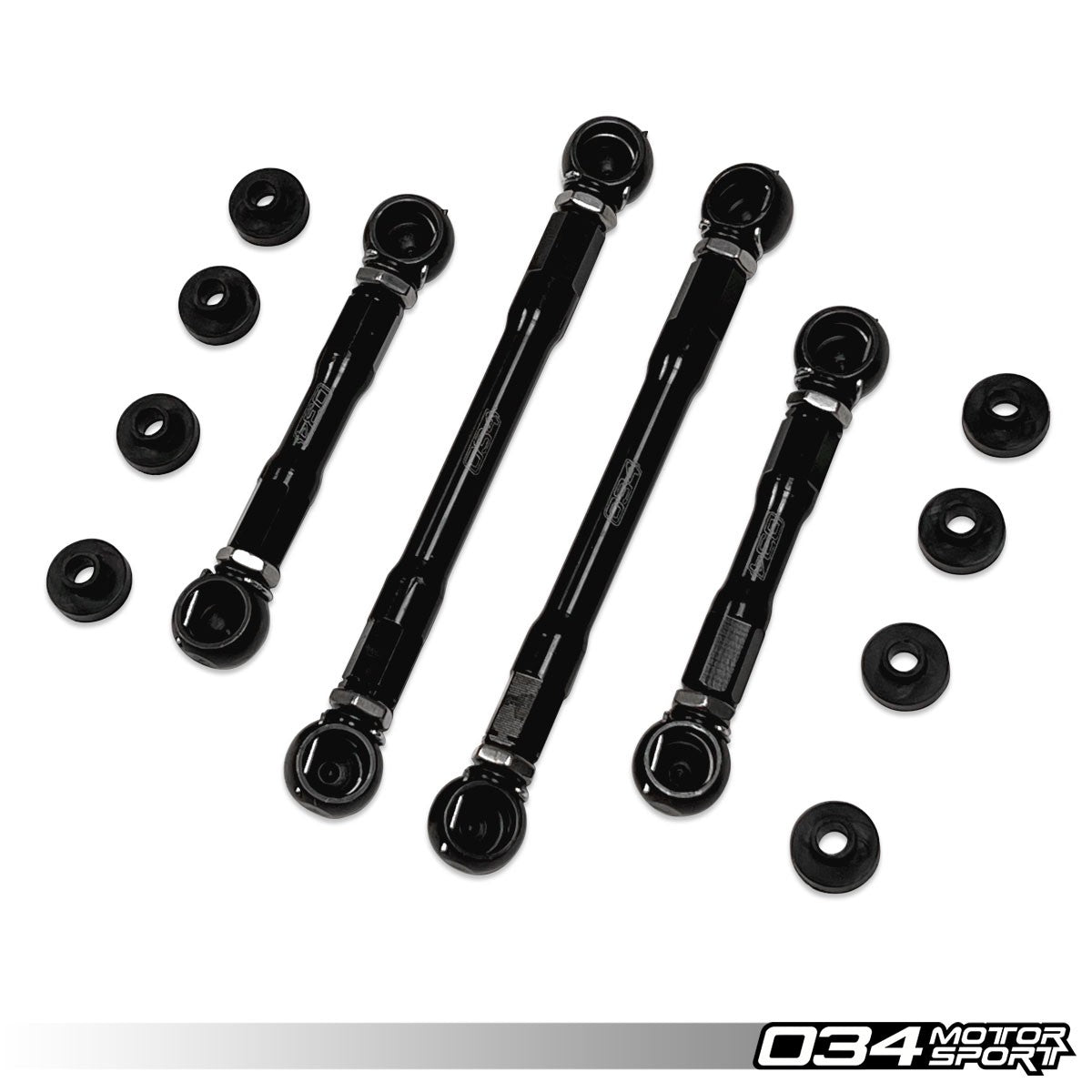 034MOTORSPORT BILLET ALUMINUM ADJUSTABLE LOWERING LINK KIT, AUDI