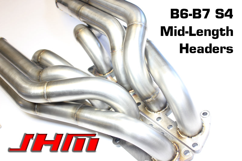 JHM Exhaust Headers - B6 / B7 S4 - 4.2 V8 - Version 2