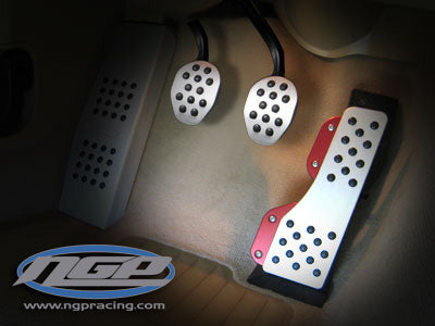 Pedal Set - 3 piece - Rubber Grip - Audi