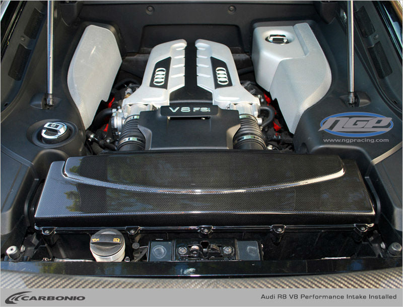 Carbonio Carbon Fiber Performance Air Intake For Audi R8 V8 Engine 2006-2013