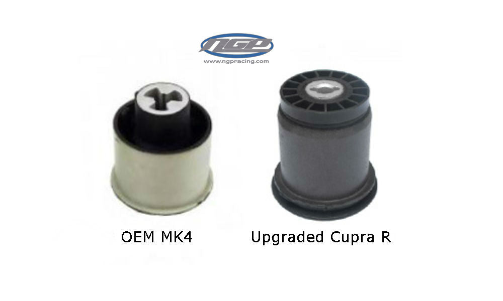 Cupra R Rear Axle Beam Bushing Upgrade - All FWD Mk4 Chassis Vehicles