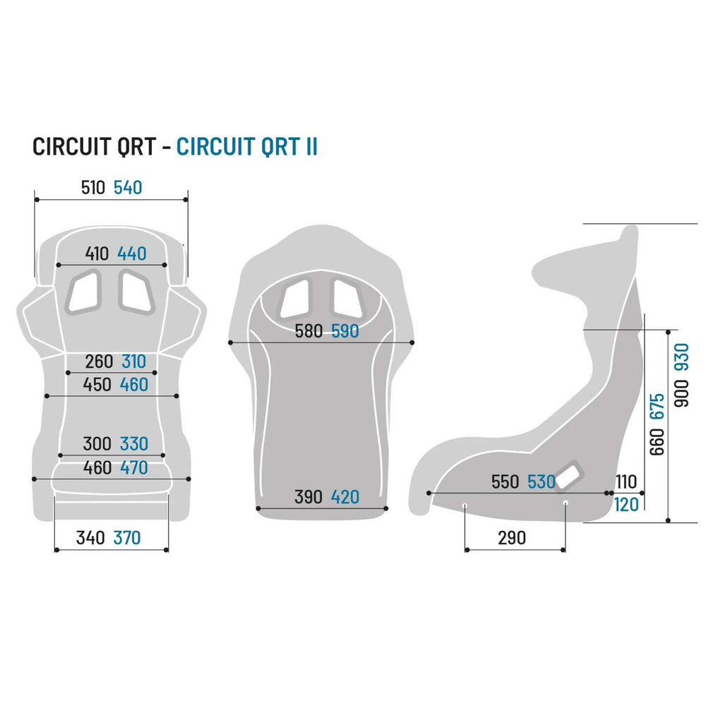 Sparco Circuit QRT Fiberglass Racing Seat