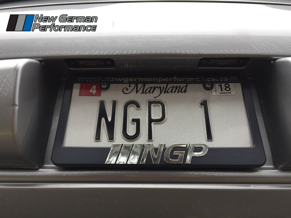 NGP Racing - Tag Frame - Chrome or Silver - Free with your order
