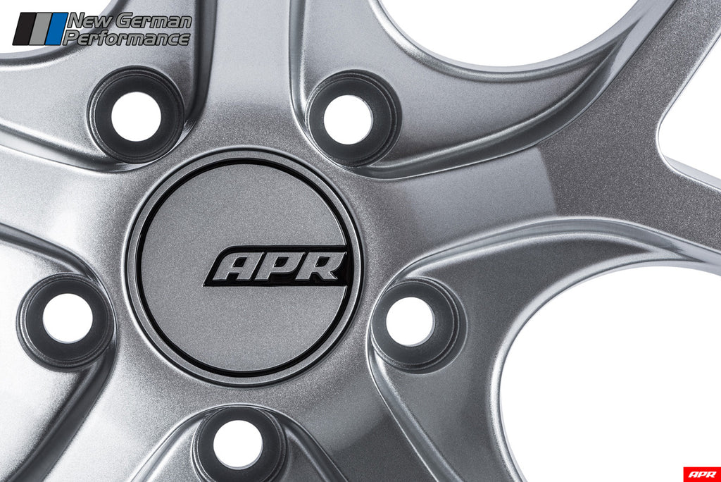 APR A01 Flow Formed Wheel - Hyper Silver - 5x112, 19x8.5" ET45