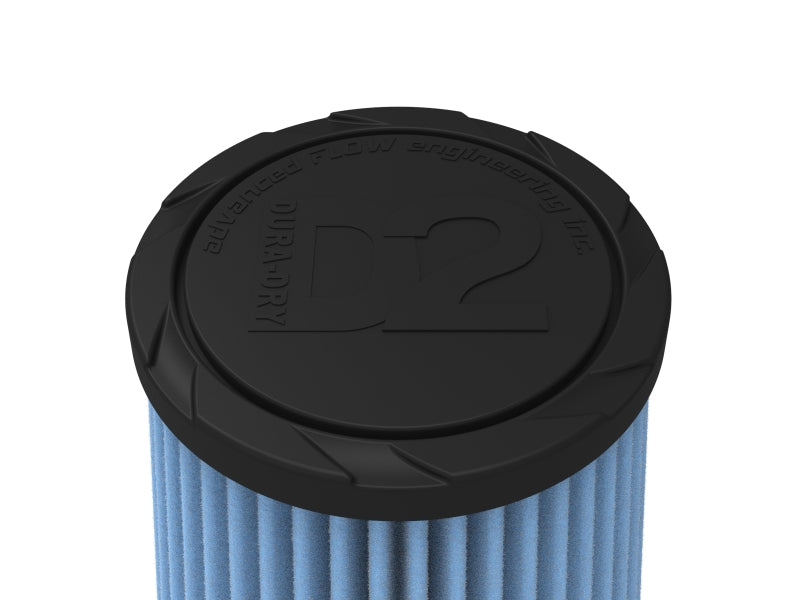 aFe POWER Universal Clamp-On Air Filter w/ D2 Dura-Dry Media - 3-1/2in F x 6in B x 4in T x 8in H
