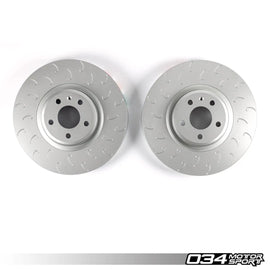 034Motorsport 1-Piece Front Brake Rotor Upgrade Kit - Audi B9/B9.5 A4, A5, Allroad