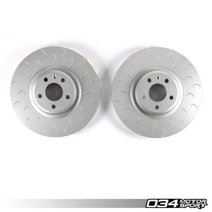 034Motorsport 1-Piece Front Brake Rotor Upgrade Kit - Audi B9/B9.5 S4, S5, SQ5