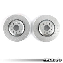 Load image into Gallery viewer, 034Motorsport 1-Piece Rear Brake Rotor Upgrade Kit, MK8 VW GTI, Audi 8V/8V.5 S3/RS3 &amp; Mk7/Mk7.5 Golf R, &amp; MK7/Mk7.5 VW GTI w/ Performance Pack