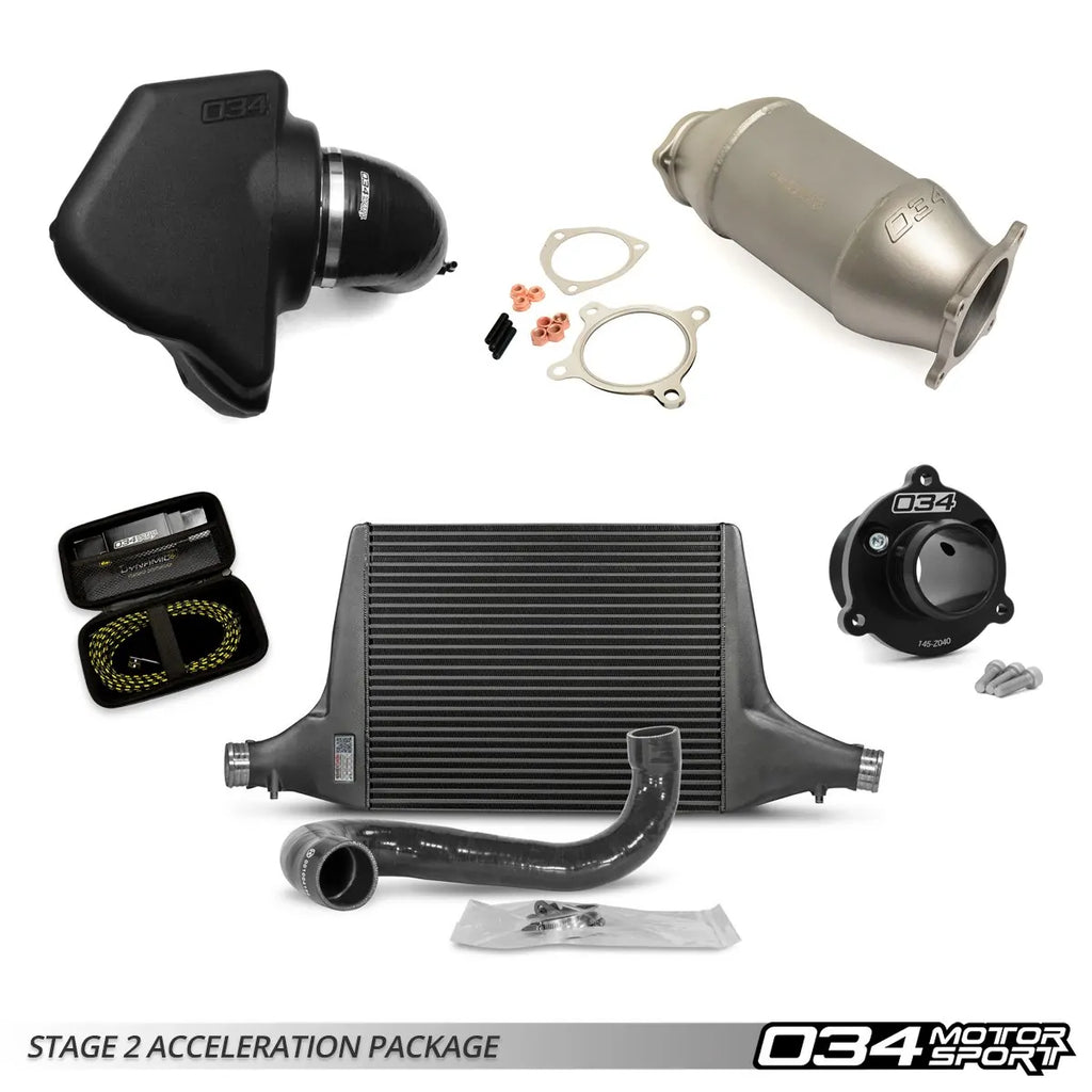 034MOTORSPORT ACCELERATION PACKAGES, B9 AUDI A4/ALLROAD, A5 2.0 TFSI