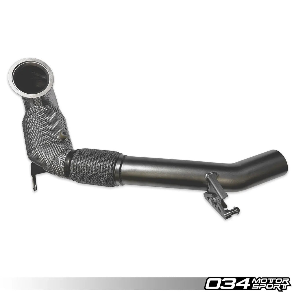 034Motorsport Stainless Steel Racing Downpipe for Mk8 Golf R & Audi 8Y S3