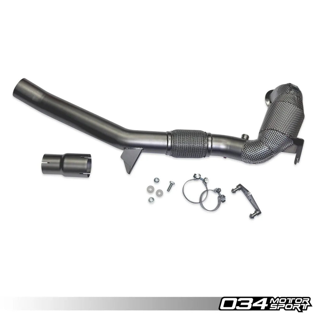 034Motorsport Stainless Steel Racing Downpipe for Mk8 GTI