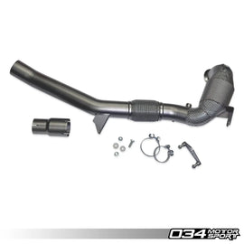034Motorsport Stainless Steel Racing Downpipe for Mk8 GTI