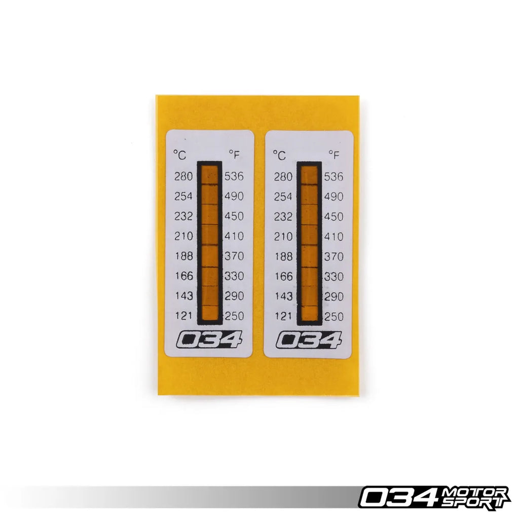 034Motorsport Temperature Indicating Brake Caliper Stickers