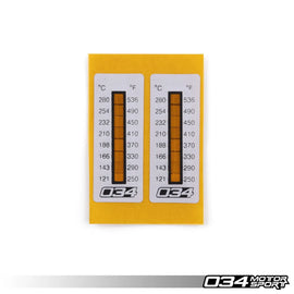 034Motorsport Temperature Indicating Brake Caliper Stickers