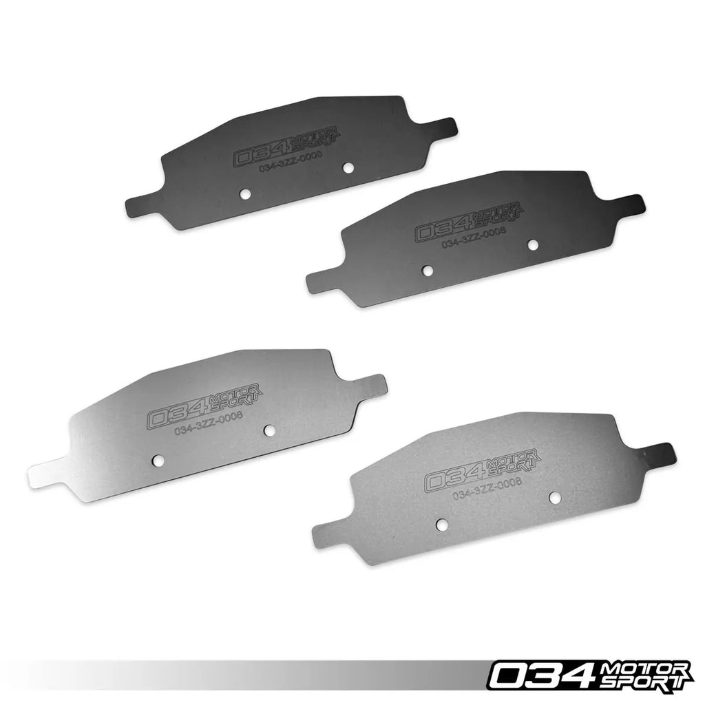 034Motorsport Titanium Brake Pad Shim Kit for B9/B9.5 Audi S4/S5/SQ5/RS5