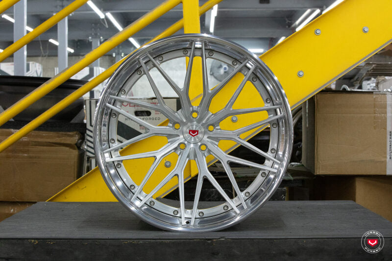 Vossen VPS-4 3PC - 21X13 - BRUSHED CENTER / POLISHED GLOSS CLEAR LIP / SB INNER BARREL / RAW HW