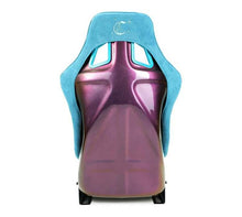 Load image into Gallery viewer, NRG FRP Bucket Seat (Medium) Prisma-Chromatic Dark Teal Vegan Suede w/ Chameleon Back