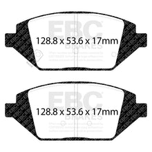 Load image into Gallery viewer, EBC 2016+ Chevrolet Spark Ultimax2 Front Brake Pads