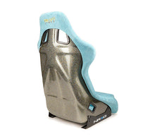 Load image into Gallery viewer, NRG FRP Bucket Seat ULTRA Edition W/ Grey Pearlized Back / Teal Microfiber Material - Large