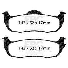 Load image into Gallery viewer, EBC 05-06 Infiniti QX56 5.6 (Bosch) Extra Duty Rear Brake Pads