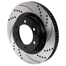 Load image into Gallery viewer, Wilwood 6x5.5 SRP Drilled &amp; Slotted Black Electro Coat Rotor LH