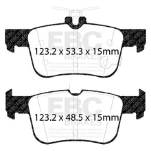 Load image into Gallery viewer, EBC 2013+ Lincoln MKZ 2.0L Hybrid Greenstuff Rear Brake Pads